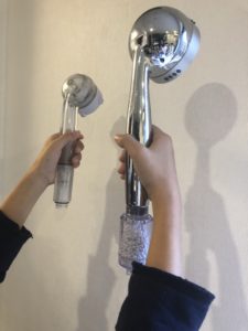 ガレイドシャワーヘッド　ミラブル　比較